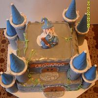 castle and the wizard cake