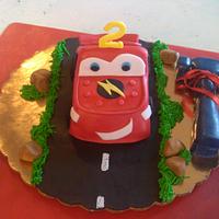 Cars Themed Cake & Cupcakes