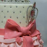 Pink Princess Birthday Cake