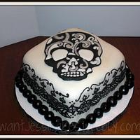 dia de los muertos cake