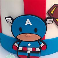 Torta Superhéroes Bebés - Superhero babies cake