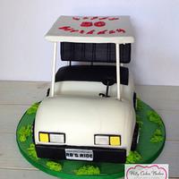 Golf Cart Cake 