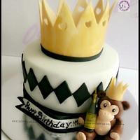 Prince crown cake