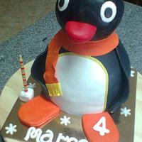 Pingu cake