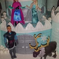 frozen castle cake
