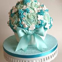 Ice Blue Giant cupcake 