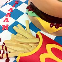Big mac and fries