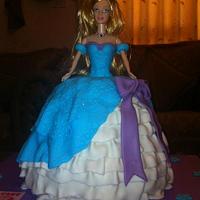 Barbie Doll cake كيكة باربي