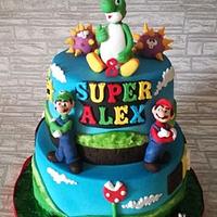 Super Mario cake Super Mario cake