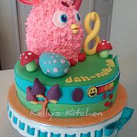 Furby connect birthday cake