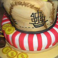 Wonky Pirate Cake