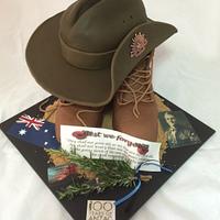 ANZAC Day Tribute Cake for Collaboration