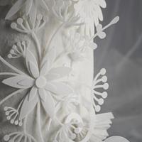 "Days of White and Roses" Wedding Cake class