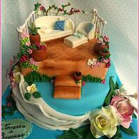 Summer Terrace cake!!!