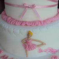 ballerina shoes cake