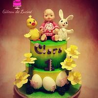 Easter cake for birthday