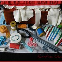 Basket of sewing