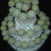 White Wedding Cakepops