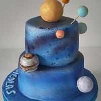 Planets cake