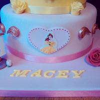 Disney princess 2 tier cake x