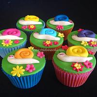 Snail cupcakes Snail cupcakes