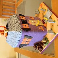 Haunted House Hallowe'en Cake for 30th Birthday