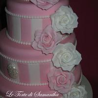 Rose Wedding Cake