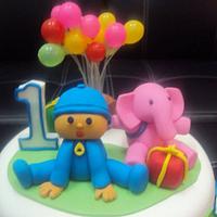 Pororo Theme Cake