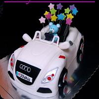 AUDI kids car cake
