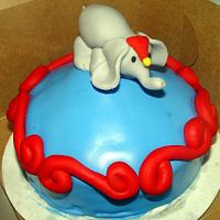 Circus Themed Birthday Cake 