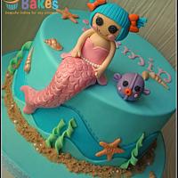 Lalaloopsy mermaid cake