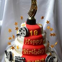 Movie Themed 18th Birthday Cake