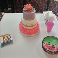 Grandma's 100th birthday cake