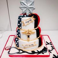 Army Promotion Cake - Patriotic 