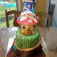 Enchanted Forest Fairy Cake