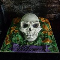 vampire skull cake
