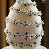 Easter Egg wedding cake