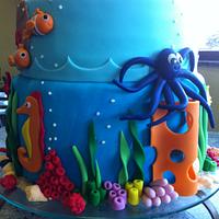 Sea life cake