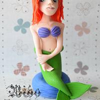 Mermaid Fondant Topper 