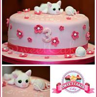Pink Cat Cake