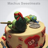 Tarta de Tortugas Ninja,  Cake of Ninja Turtles