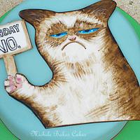 Grumpy Cat Cake