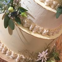 Nature wedding cake