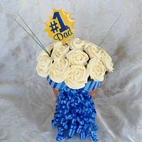 Father's Day Cupcake Bouquet
