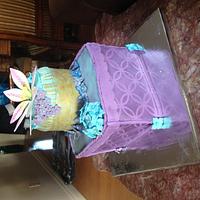 Purple box cake