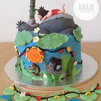 jungle book cake
