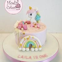 Pink Unicorn Girlish Cake 