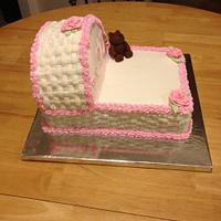 Baby Bassinet Cake 