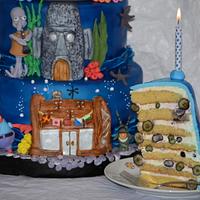 Sponge Bob Squarepants Cake