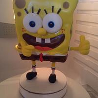 Spongebob Squarepants Defying Gravity